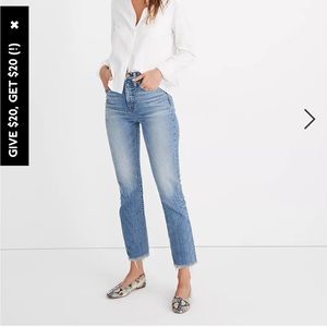 Madewell - The tall perfect vintage jean in ainsworth wash. NWT